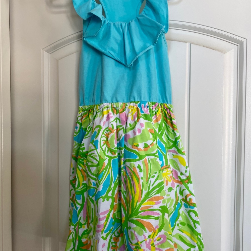 Girls Lilly Pulitzer Elephant Ears Dress Size 8